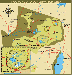 mapa- Ngorongoro